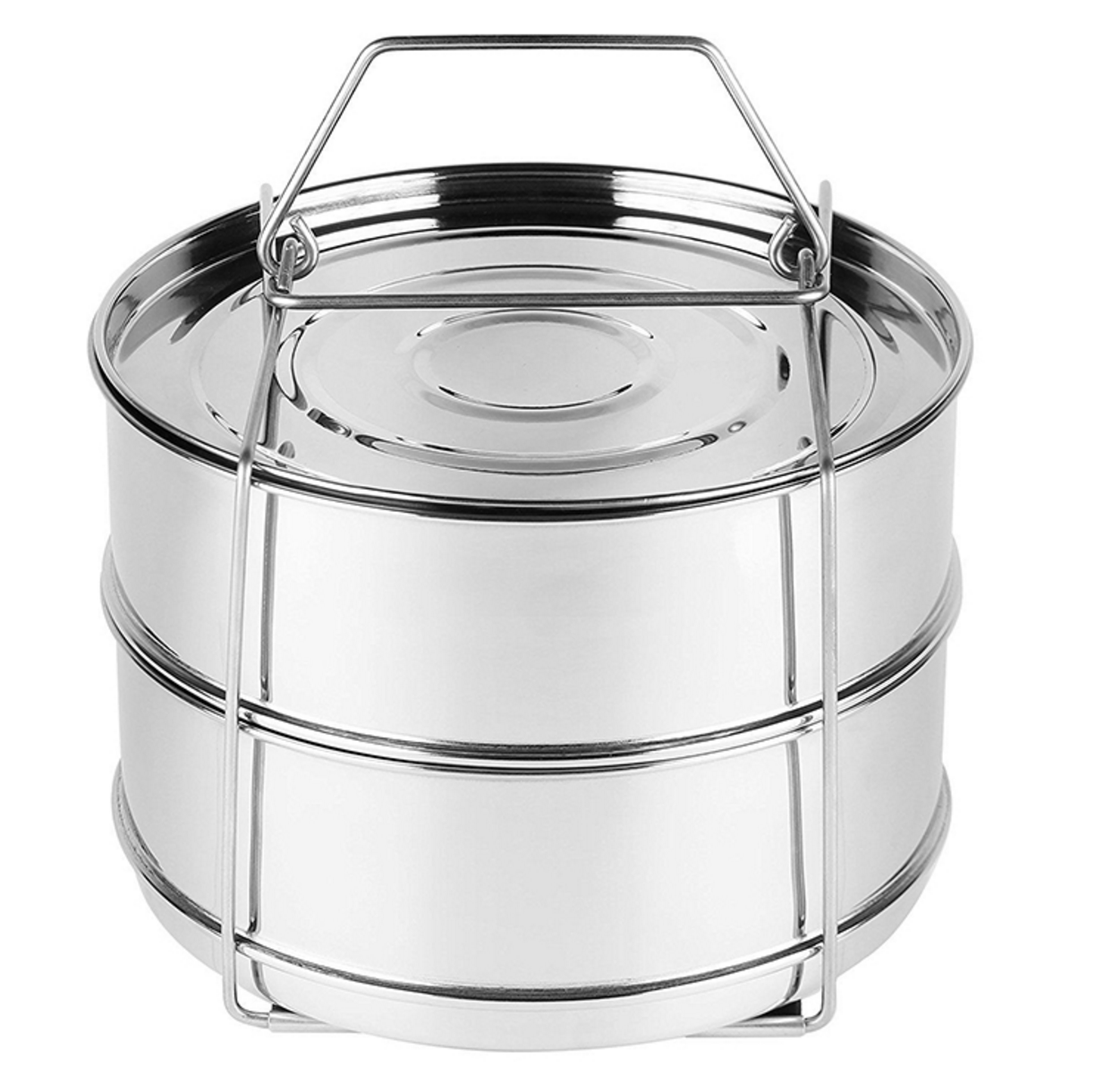 2023 Popular Stackable Stainless Steel High Pressure Cooker Steamer Basket with Lid