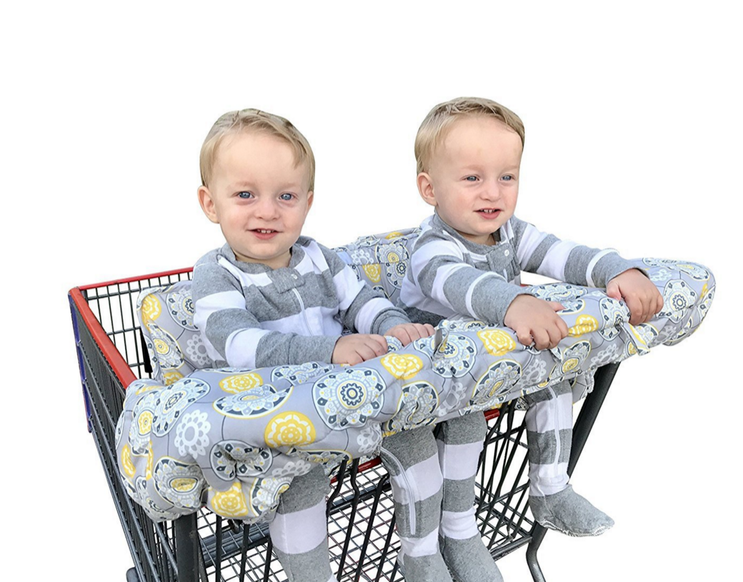 Baby Shopping Cart Cover & High Chair Covers with Safety Harness for Babies & Toddler 