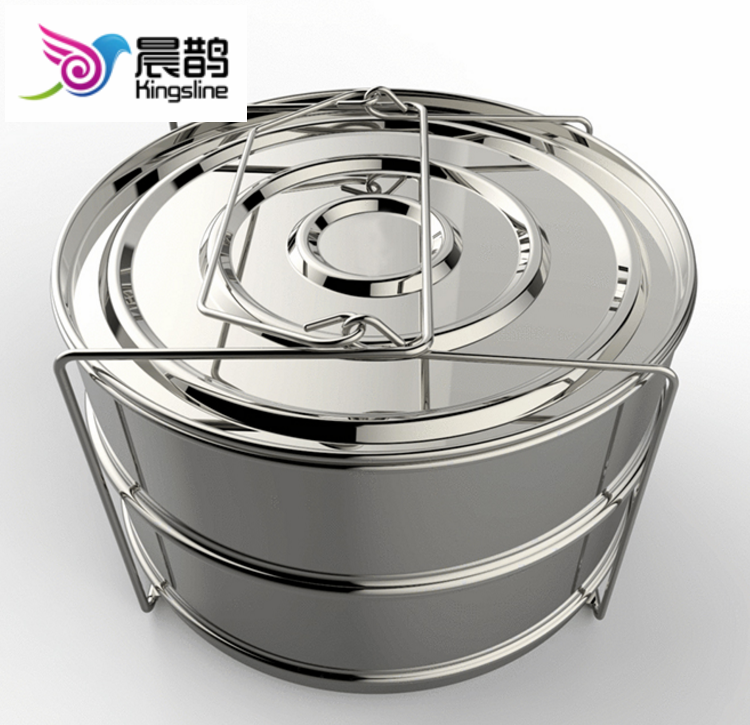 2018 Popular Stackable Stainless Steel High Pressure Cooker Steamer Basket with Lid
